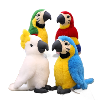 Realistic Macaw Parrot Plushies Plushie Depot