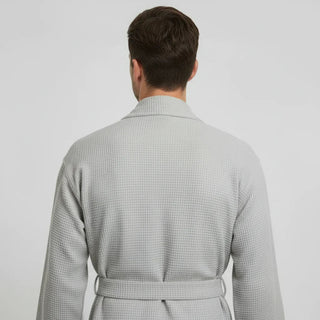 Peignoir de bain kimono gaufré pour homme - Absorbant et léger