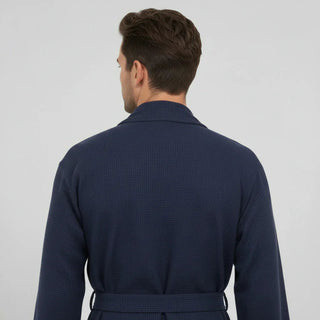 Peignoir de bain kimono gaufré pour homme - Absorbant et léger