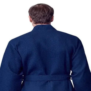 Peignoir de bain kimono gaufré pour homme - Absorbant et léger