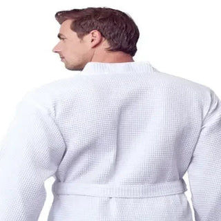 Peignoir de bain kimono gaufré pour homme - Absorbant et léger