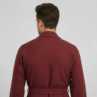 Peignoir de bain kimono gaufré pour homme - Absorbant et léger