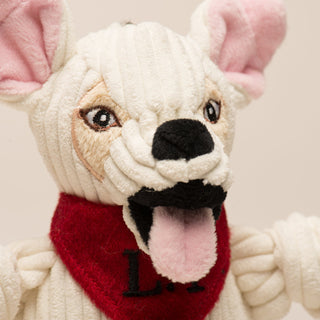 HuggleCause™, Living Free Animal Sanctuary, Little Tyke (L.T.) Knottie® Plush Dog Toy, Small
