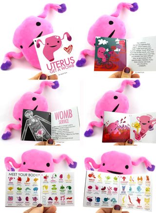 I Heart Guts - Uterus Plush - Womb Service Plushie Depot
