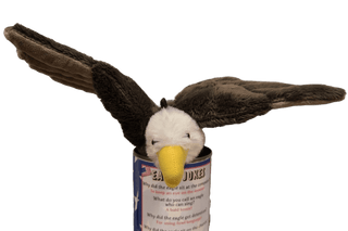 Canned Gifts - Canned Bald Eagle | Liberty | July 4th | Fourth of July USA | Plushie Depot