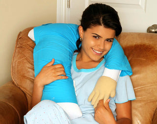 Boyfriend Microbead Pillow - Cuddly Form Body Pillow with Benefits - Travel Pillow