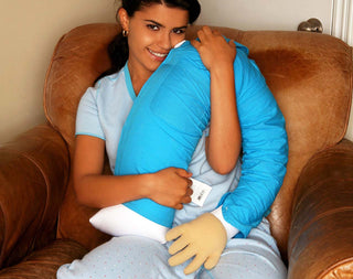 Boyfriend Microbead Pillow - Cuddly Form Body Pillow with Benefits - Travel Pillow