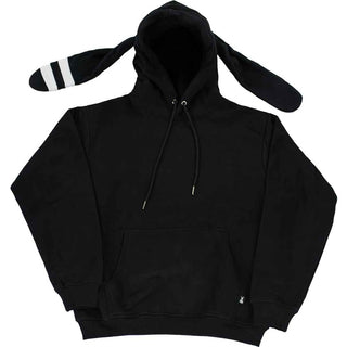 Bunny Ear Hoodie Black