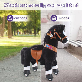 Model U® Horse Ride-On Toy Age 4–7 – Black