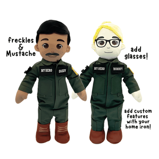 My Hero™ Flight Suit Pilot Daddy Doll | Recordable Plush