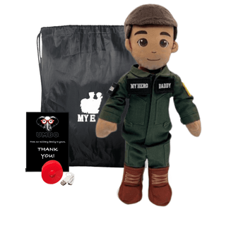 Pilot Daddy Doll | Military Doll in Flight Suit | Recordable