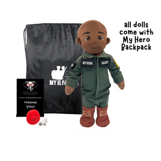 My Hero™ Flight Suit Pilot Daddy Doll | Recordable Plush