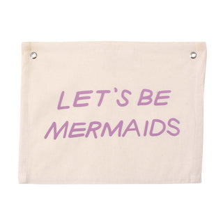 mermaid banner Wall Hanging - Plushie Depot