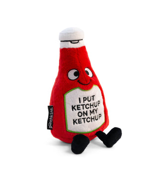 Punchkins - Ketchup Plush Just Kiddin' Plush For Kids Tweens Toy Funny
