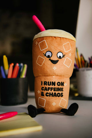 Punchkins - Plush Iced Coffee - I run on caffeine