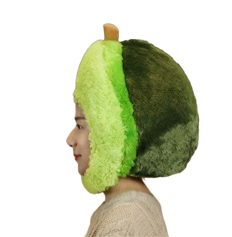 Funny Avocado Plush Hat – Plushie Depot