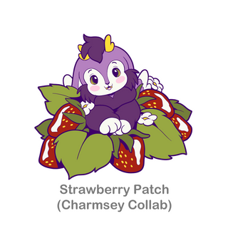 Medium Enamel Pins Strawberry Patch (Charmsey Collab)