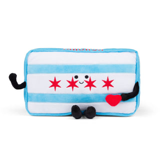 Chicago Flag Plush – Soft Illinois State Gift for Chicago Lovers