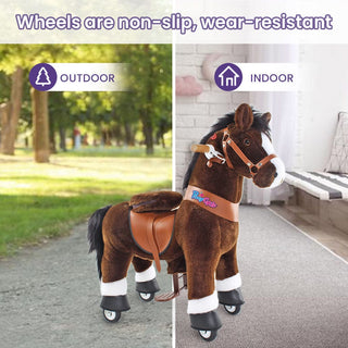 Model U® Ride On Horse Toy Age 3-4 Chocolate