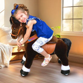 Model U® Horse Ride-On Toy Age 4–7 – Chocolate