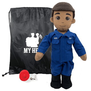 My Hero™ Coast Guard Doll | Custom Recordable Plush Male Tan Brown