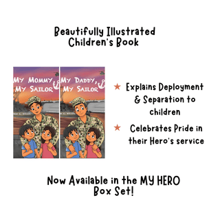 My Hero™ Daddy Doll Navy Sailor | Custom Recordable Plush