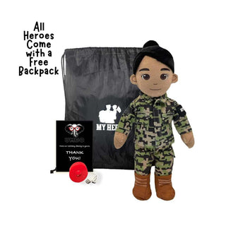 My Hero™ Daddy Doll Navy Sailor | Custom Recordable Plush