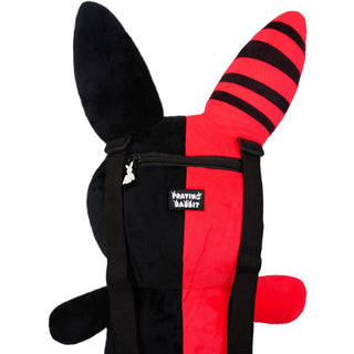 Bunny Plush Backpack 20" (Red/Black) - Plushie Depot
