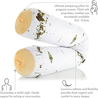 Microbead Body Pillow - Body Alignment for Maternity Pregnant Women