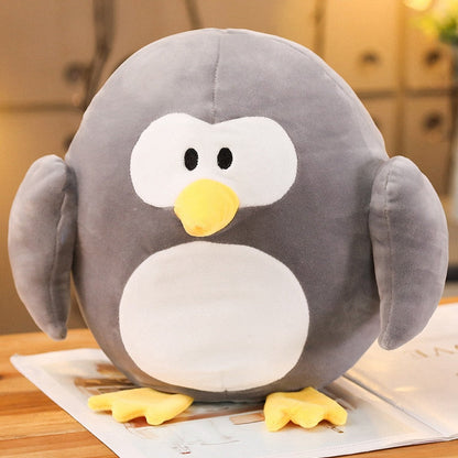 Peggy the Giant Penguin 12" Gray Stuffed Animals - Plushie Depot