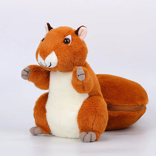 Nutty Nibbler Squirrel Plushie Stuffed Animals - Plushie Depot