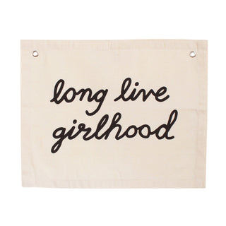 long live girlhood banner - Plushie Depot