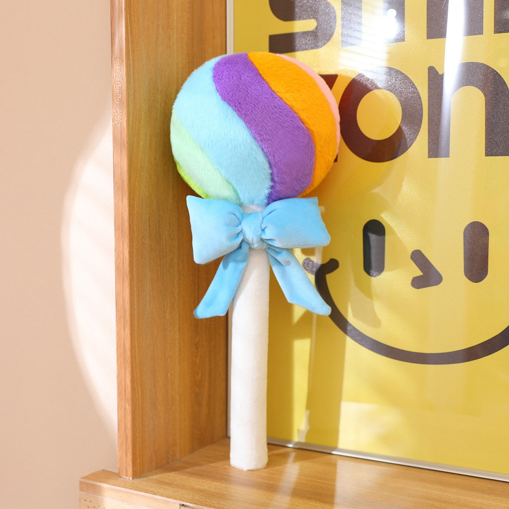 Rainbow Candy Cloud Plushie 43cm Blue Stuffed Toys - Plushie Depot