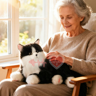 Percy Robot Cat - Interactive Emotional Support Pet Weighted Tuxedo Percy 1.1