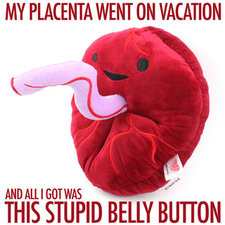 I Heart Guts - Placenta Plush - Baby's First Roommate - Plushie Depot