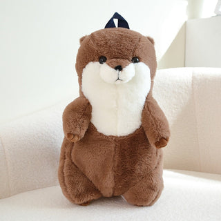 Adorable Plush Otter Backpack - Plushie Depot