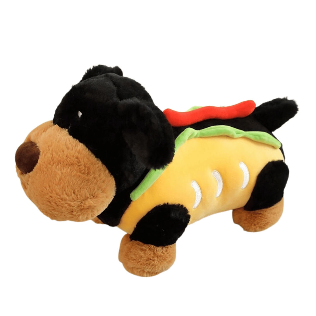Hot Dog Dachshund Plushie Stuffed Animals - Plushie Depot
