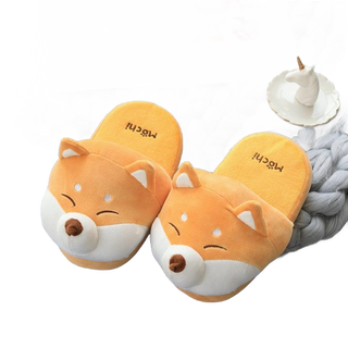 Cute Shiba Inu Slippers Slippers - Plushie Depot