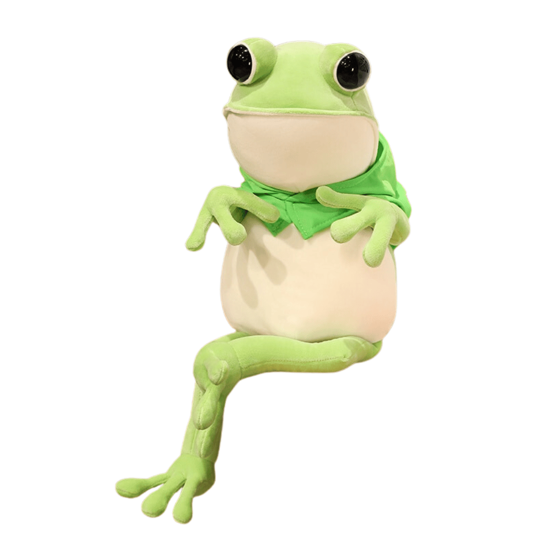 Frog Plush Toy, Frog Stuffed Animal Plushie, Barnyard Animal