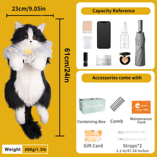 Tuxedo Cat Backpack – Cute Bag for Cat Fans Daily Companion