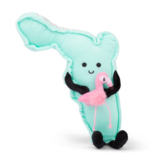 Florida Stuffed State Plush – Collectible & Educational | Stuffed States USA Flamingo