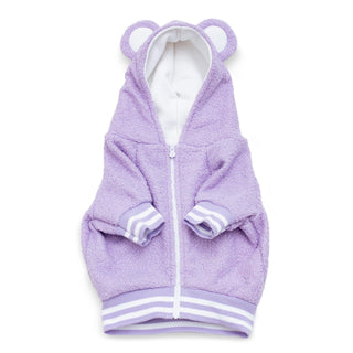 Frenchie Dog Hoodie - Purple Teddy | Plushie Depot