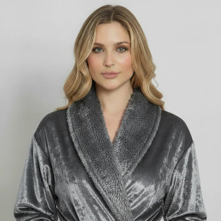 Peignoir en polaire ultra doux pour femme