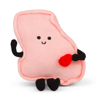Georgia Mini Stuffed Magnet – 4-Inch Collectible | Stuffed States USA Peach