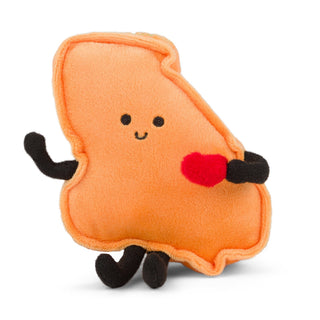 Georgia Mini Stuffed Magnet – 4-Inch Collectible | Stuffed States USA Orange