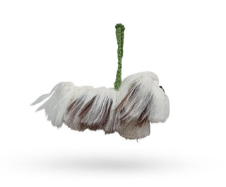 Havanese Dog Hand Knit Christmas Ornament