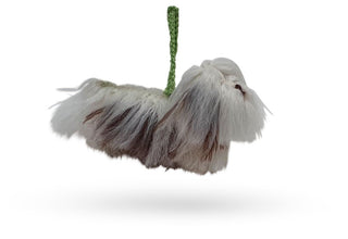Havanese Dog Hand Knit Christmas Ornament