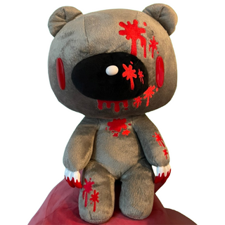 GREY 18" PLUSH - Very Bloody Gloomy Bear Plushie Depot
