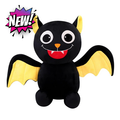 Kawaii Jolly Bat Plushie Black Stuffed Animals - Plushie Depot
