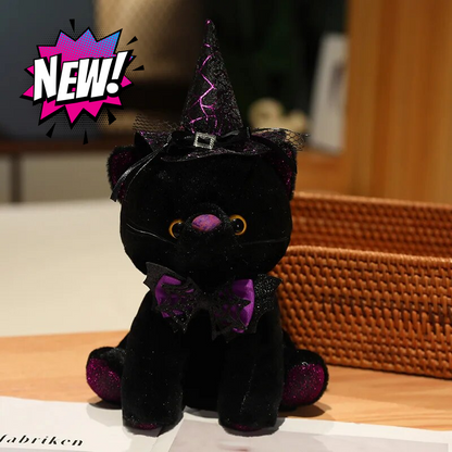 Halloween Witchy Kitty Cat Plushie Stuffed Animals - Plushie Depot
